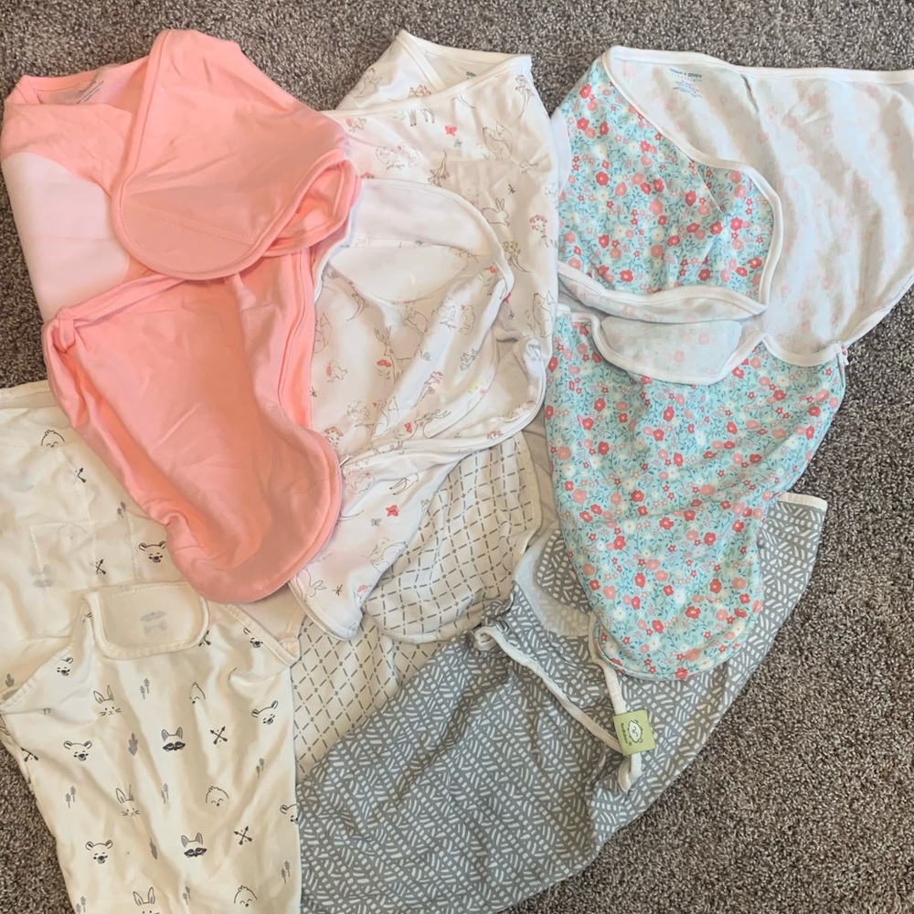 KeaBabies and Aden & Anais Swaddles Size 0-3 Months